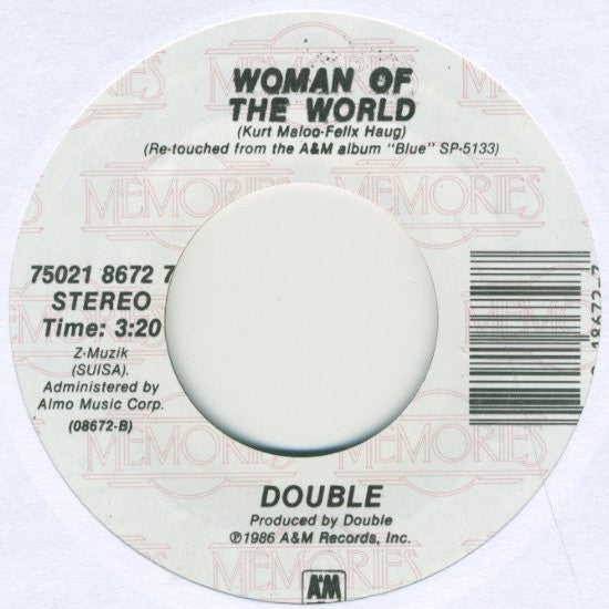 Double : The Captain Of Her Heart (7", Single, RE)