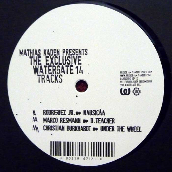 Mathias Kaden : The Exclusive Watergate 14 Tracks (12", Comp)