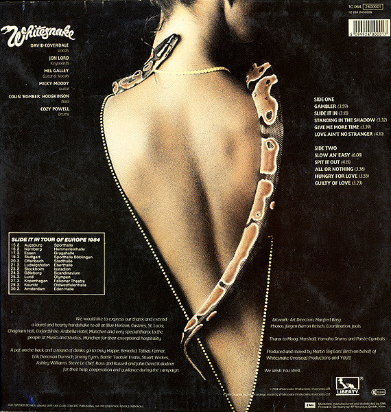 Whitesnake : Slide It In (LP, Album)