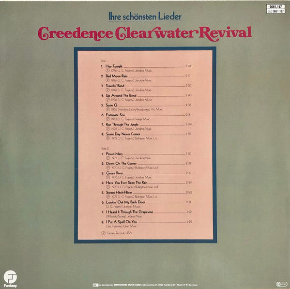 Creedence Clearwater Revival : Ihre Schönsten Lieder (LP, Comp)