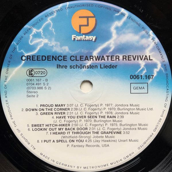 Creedence Clearwater Revival : Ihre Schönsten Lieder (LP, Comp)