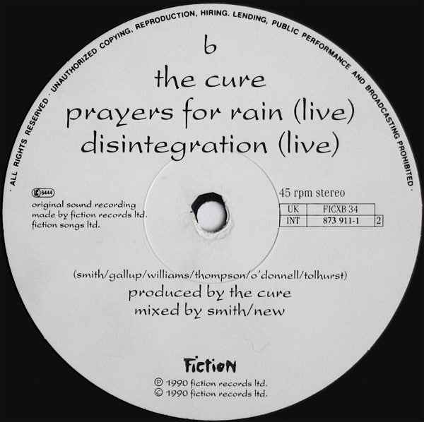 The Cure : Pictures Of You (12", Single)