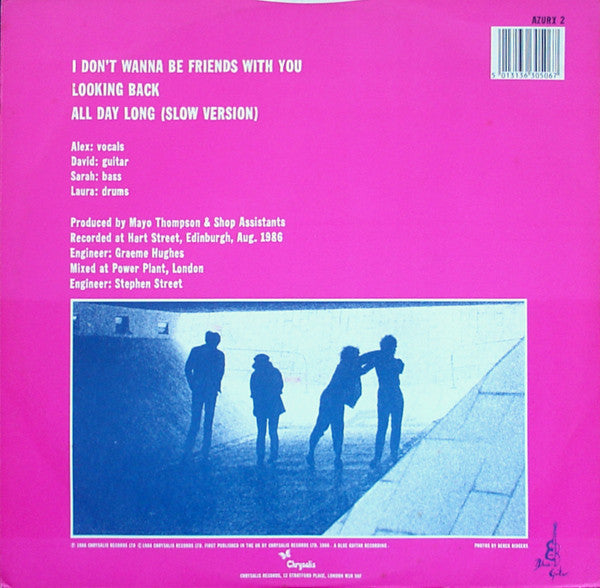 Shop Assistants : I Don't Wanna Be Friends With You (12", Single)