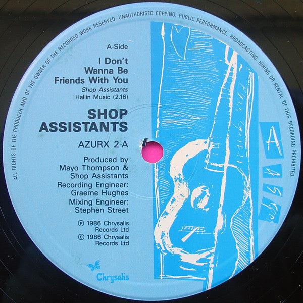 Shop Assistants : I Don't Wanna Be Friends With You (12", Single)