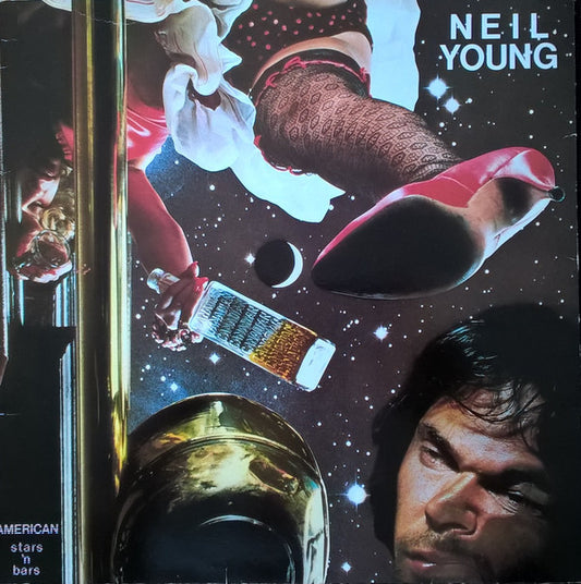 Neil Young : American Stars 'n Bars (LP, Album, RE)