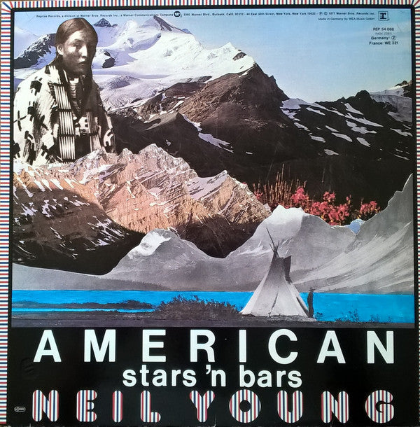 Neil Young : American Stars 'n Bars (LP, Album, RE)