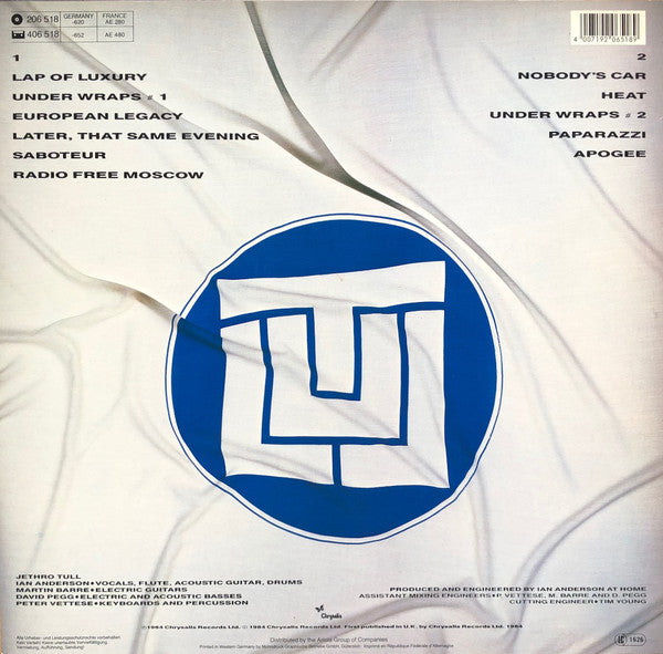 Jethro Tull : Under Wraps (LP, Album, RP)