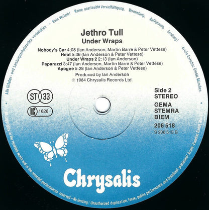 Jethro Tull : Under Wraps (LP, Album, RP)