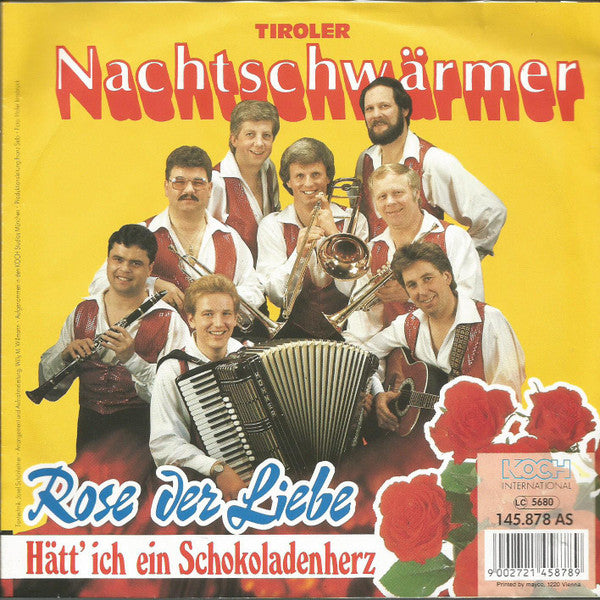Tiroler Nachtschwärmer : Rose Der Liebe (7", Single)