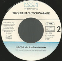 Tiroler Nachtschwärmer : Rose Der Liebe (7", Single)