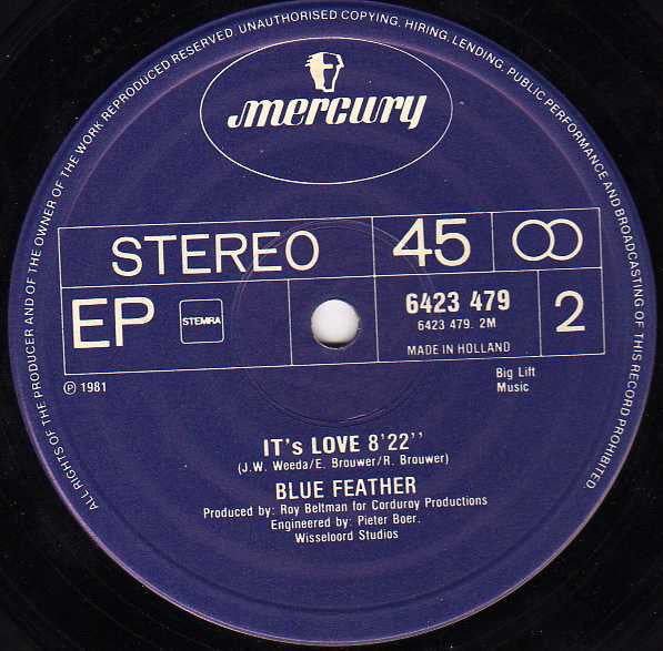 Blue Feather : Let's Funk Tonight / It's Love (12")