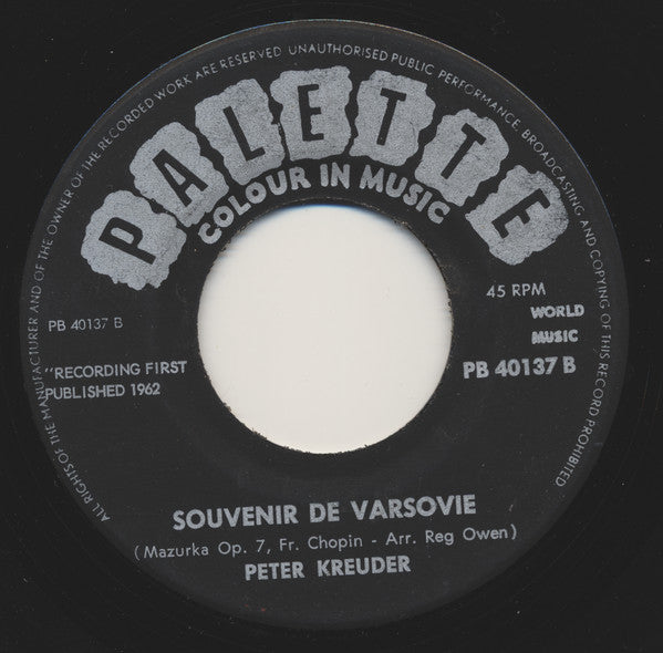 Peter Kreuder : Intimite (7", Single)
