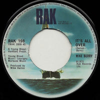 Mike Berry : Don't Be Cruel / It's All Over (7")