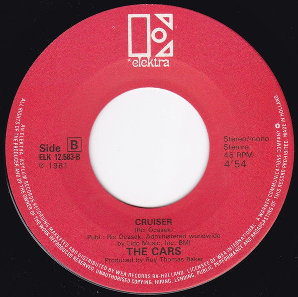 The Cars : Shake It Up (7", Single)
