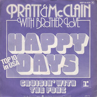 Pratt & McClain With Brotherlove : Happy Days (7", Single)