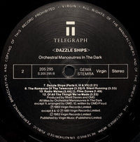 Orchestral Manoeuvres In The Dark : Dazzle Ships (LP, Album)