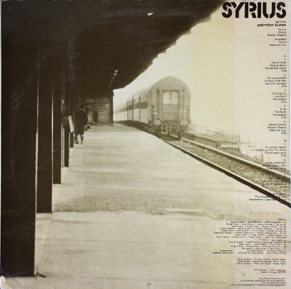 Syrius : Széttört Álmok (LP, Album)