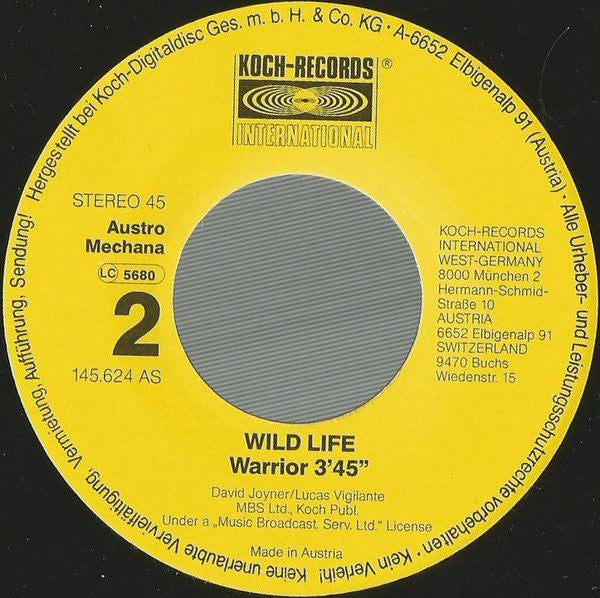 Wild Life (5) : The Power To Win (7", Single)