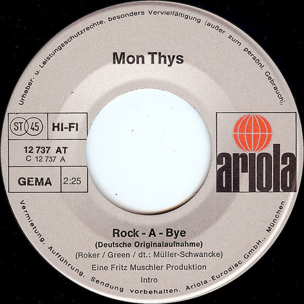 Mon Thys : Rock-A-Bye (7", Single)