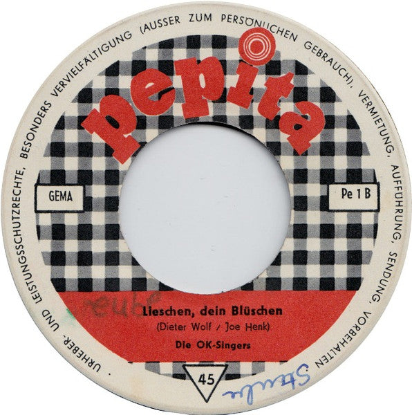 OK-Singers* : Die Susi Mit Dem Mini-Rock / Lieschen, Dein Blüschen... (7", Single)