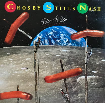 Crosby, Stills & Nash : Live It Up (LP, Album)