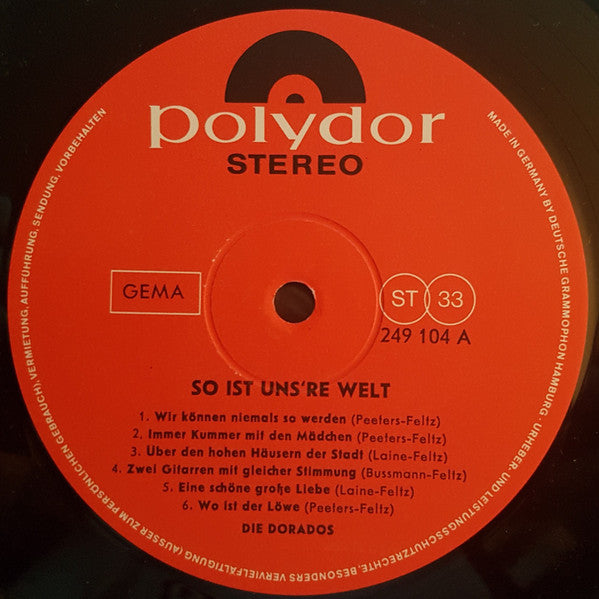 Die Dorados* : So Ist Uns're Welt (LP, Album)