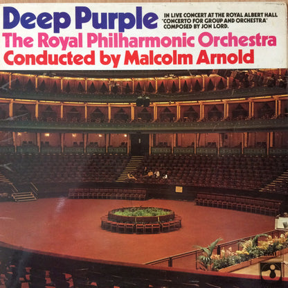 Deep Purple & Royal Philharmonic Orchestra Conducted By Malcolm Arnold : Concerto For Group And Orchestra (LP, Album, RP, Gat)