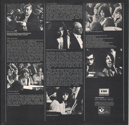 Deep Purple & Royal Philharmonic Orchestra Conducted By Malcolm Arnold : Concerto For Group And Orchestra (LP, Album, RP, Gat)