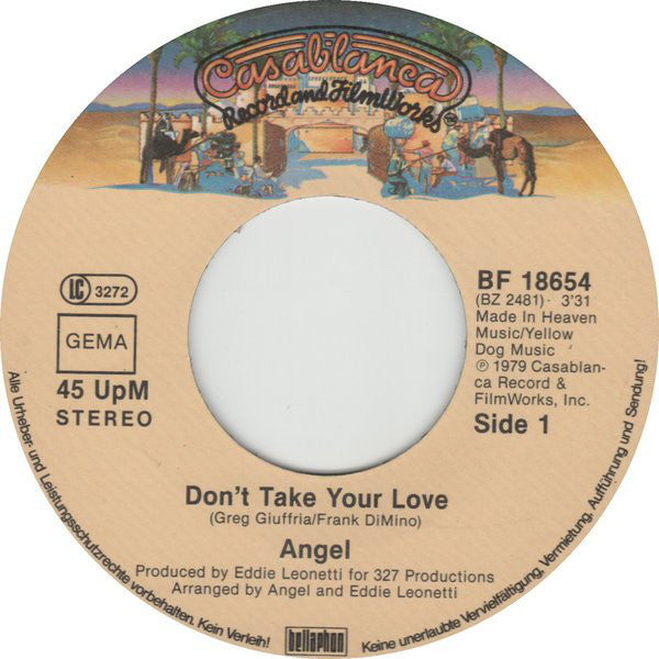 Angel (24) : Don't Take Your Love (7", Single)