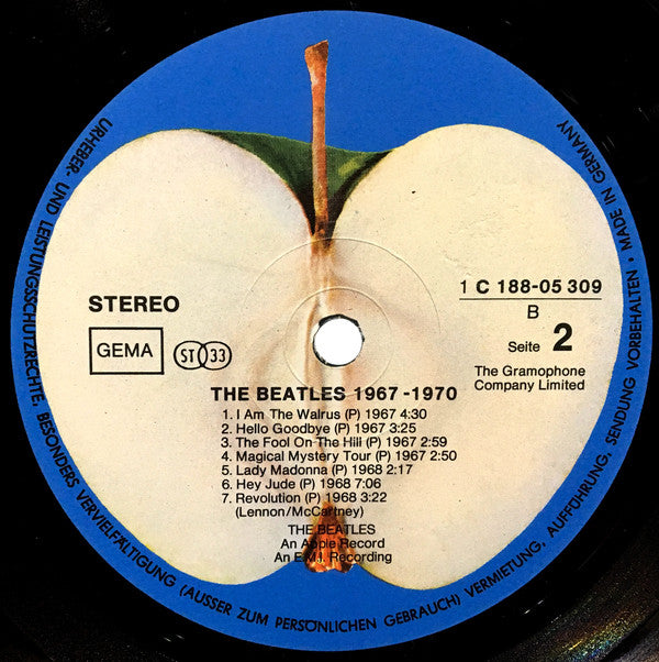 The Beatles : 1967-1970 (2xLP, Comp)