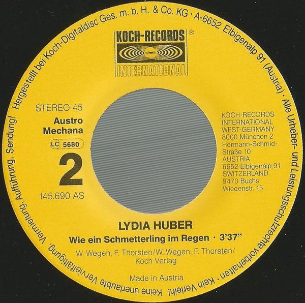 Lydia Huber : Angelus Domini (7", Single)