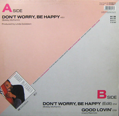 Bobby McFerrin : Don't Worry, Be Happy (12", Maxi)