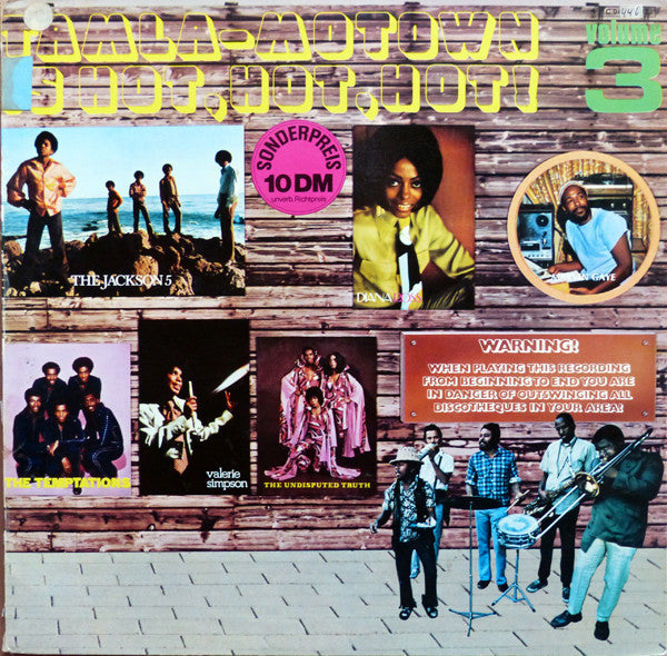 Various : Tamla-Motown Is Hot, Hot, Hot! Volume 3 (LP, Comp)