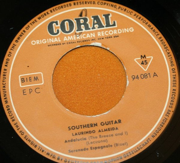Laurindo Almeida : Southern Guitar (7", EP)