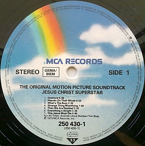 Various : Jesus Christ Superstar (The Original Motion Picture Sound Track Album) (2xLP, Album, RE)