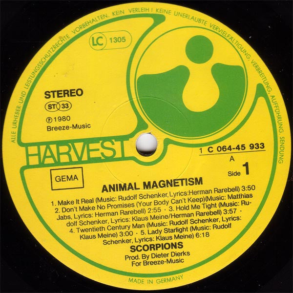 Scorpions : Animal Magnetism (LP, Album)