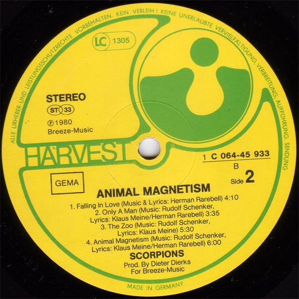 Scorpions : Animal Magnetism (LP, Album)