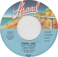 Laid Back : China Girl (7", Single, Promo)