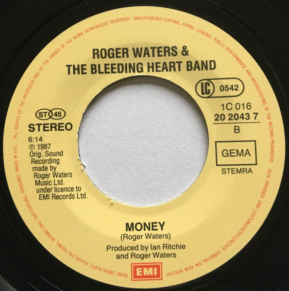 Roger Waters : Sunset Strip (7", Single)