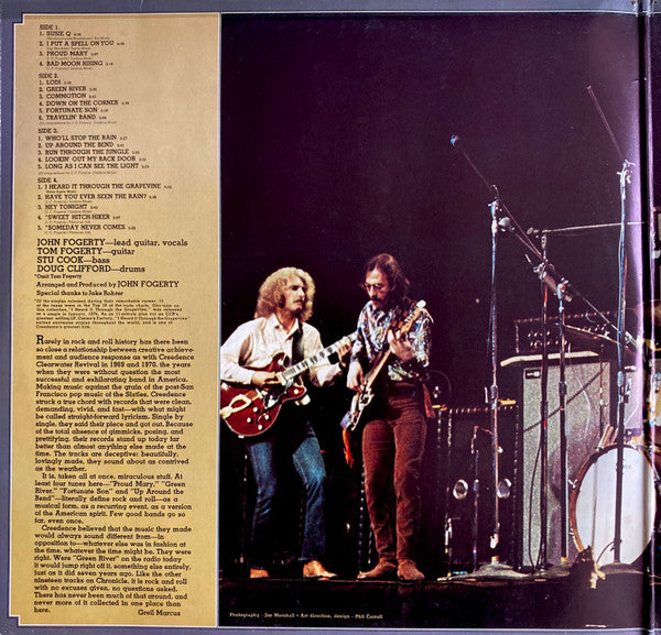 Creedence Clearwater Revival Featuring John Fogerty : Chronicle - The 20 Greatest Hits (2xLP, Comp)