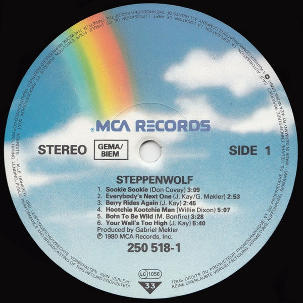Steppenwolf : Steppenwolf (LP, Album, RP)