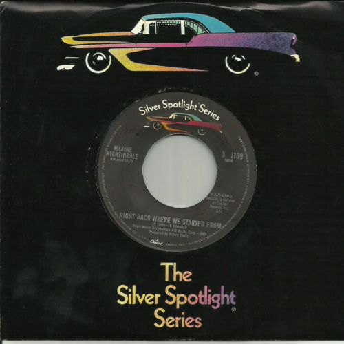 Maxine Nightingale : Right Back Where We Started From (7", Single, RE, Car)