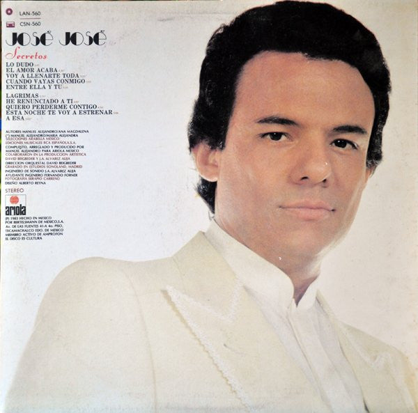 José José : Secretos (LP, Album)