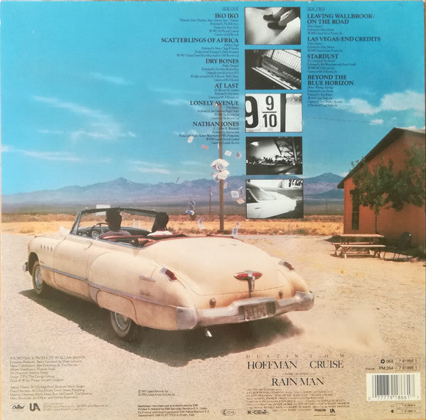 Various : Rain Man (Original Motion Picture Soundtrack) (LP, Comp)
