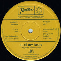 ABC : All Of My Heart / Overture (From The Lexicon Of Love) (12", Single)
