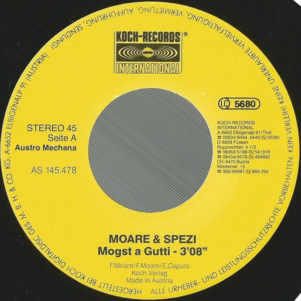 Moare Und Spezi* : Mogst A Gutti (7", Single)