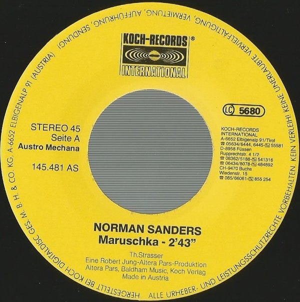 Norman Sanders (2) : Maruschka (7", Single)