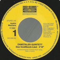 Zangtaler Quintett : Das Goassbock-Lied (7", Single)