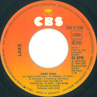 Lake (2) : Hard Road (7", Single)