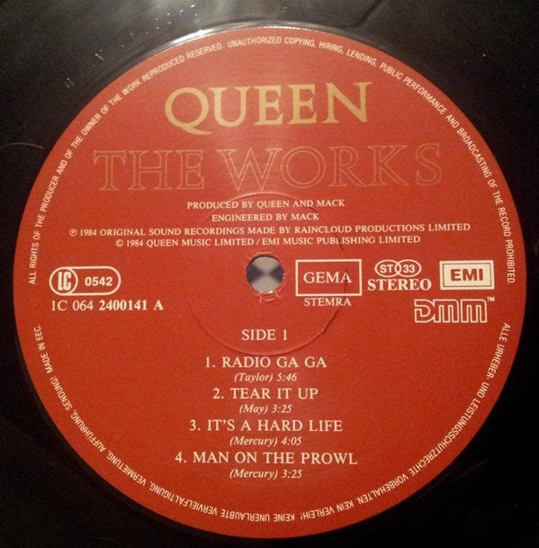 Queen : The Works (LP, Album)